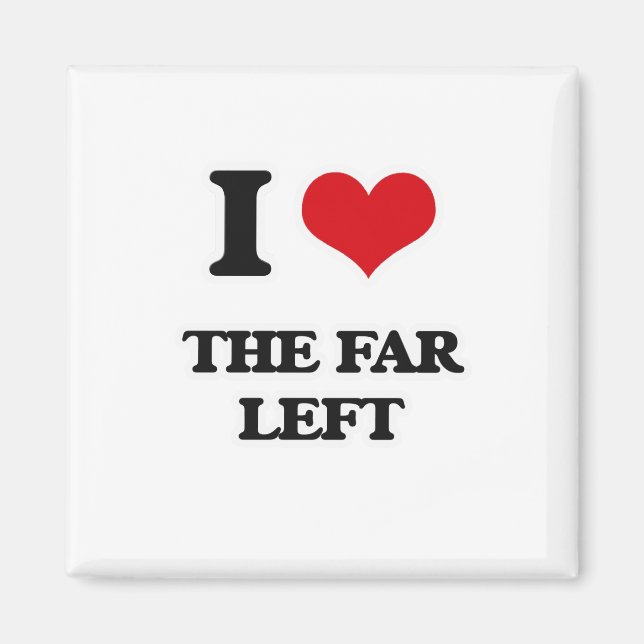 Ich Liebe, dass weit Links Magnet (Vorne)