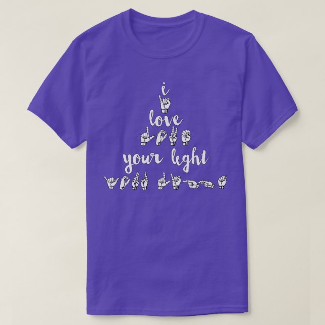 Ich Liebe dein Licht Frühling erwachen T-Shirt (Design vorne)