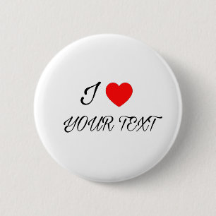 Ich liebe deinen Text Button