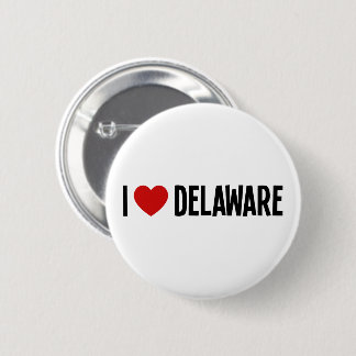 Ich liebe Delaware Ich Herz Delaware Runde Knöpfe Button