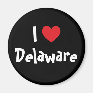Ich liebe Delaware Magnet