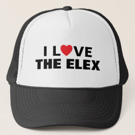 Ich Liebe den Elex™ Trucker Hut Truckerkappe