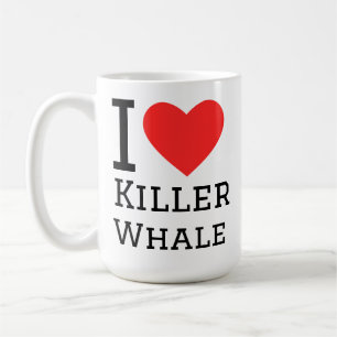 Ich liebe den Orca Kaffeetasse