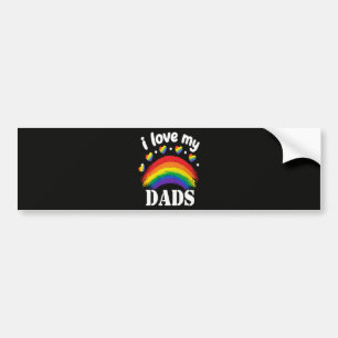 Ich liebe den Regenbogenstolz meines Vaters Autoaufkleber