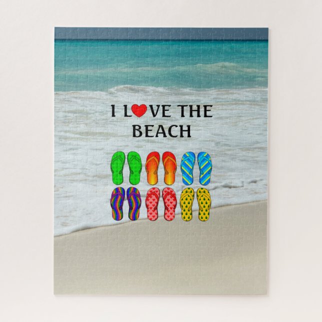 Ich liebe den Strand,  (Vertikal)