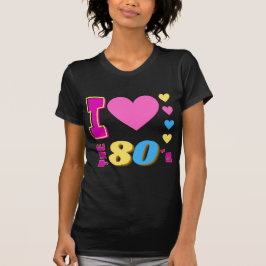 Ich Liebe den T - Shirt der 80er Jahre