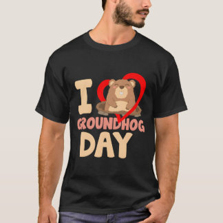 Ich liebe den Tag des Murmeltieres T-Shirt