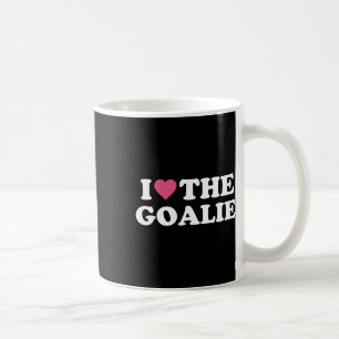 Ich liebe den Torwart Süße Fußballtorwart-Familie Kaffeetasse