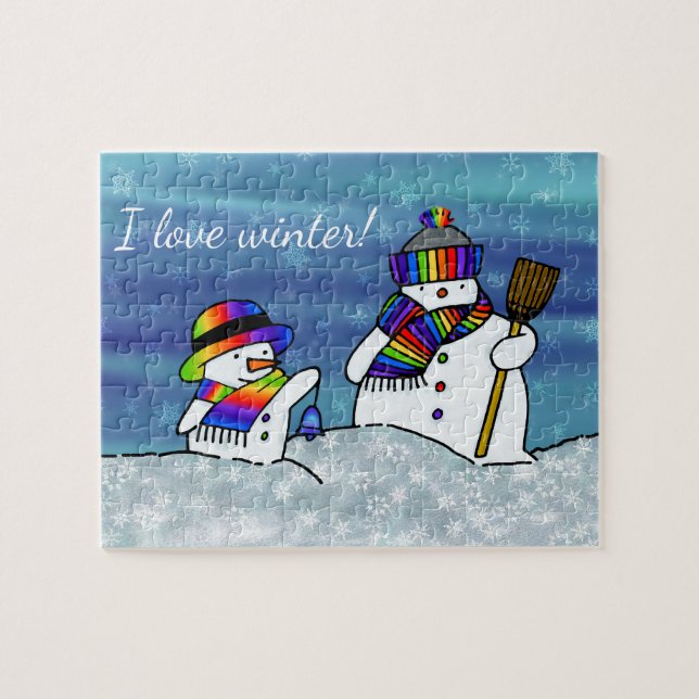 Ich liebe den Winter! (Horizontal)