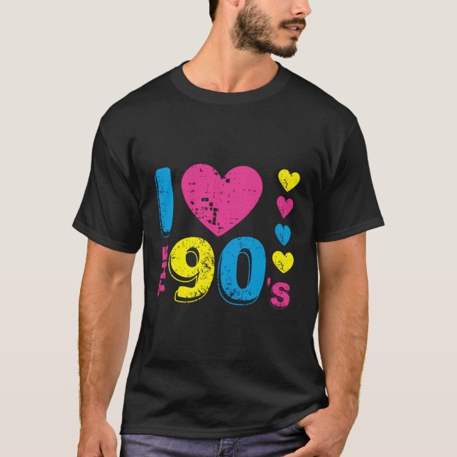 Ich Liebe der 90er Jahre Kleidung für Frauen Männe T-Shirt (Vorderseite)
