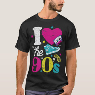 Ich Liebe der 90er Shirt Party Music Retro T-Shirt