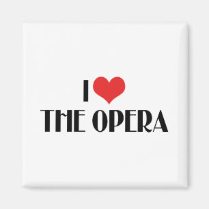 Ich Liebe der Oper Magnet