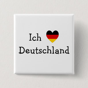 Ich liebe Deutschland Button