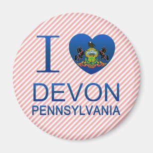 Ich liebe Devon, PA Magnet