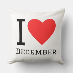 Ich liebe Dezember  Kissen