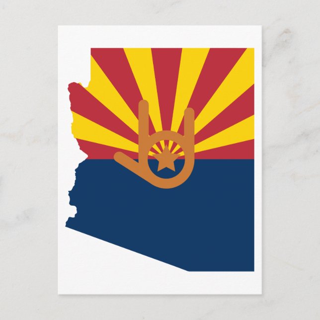 Ich Liebe dich, Arizona Postkarte (Vorderseite)