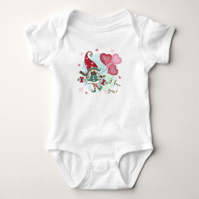 Ich Liebe dich Baby Strampler (Vorderseite)