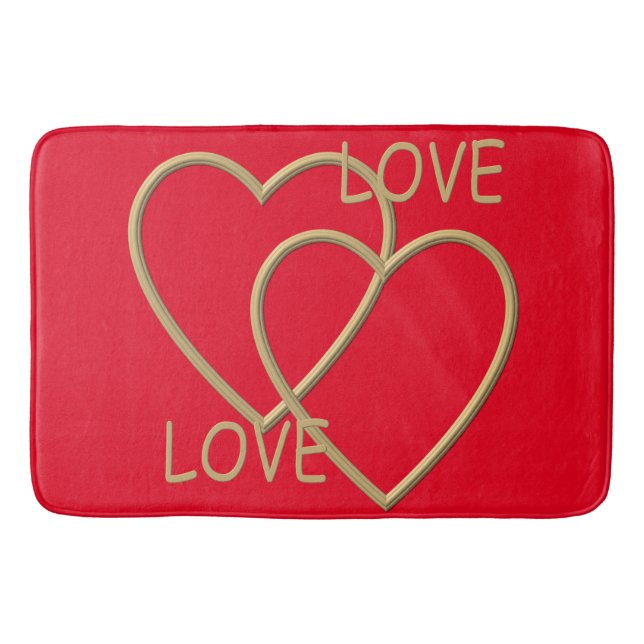 Ich Liebe dich Badematte (Vorderseite)