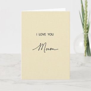 Ich liebe dich, beste Mumm Karte