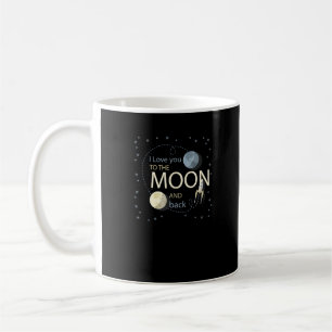 Ich liebe dich bis zum Mond und zurück Sincere Des Kaffeetasse
