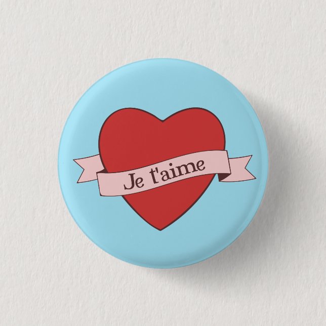 Ich liebe dich button (Vorderseite)