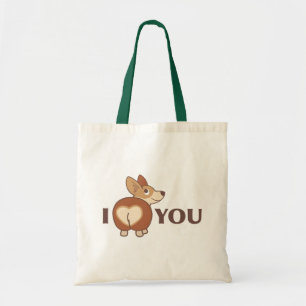 Ich liebe dich Corgi Tote Bag Tragetasche