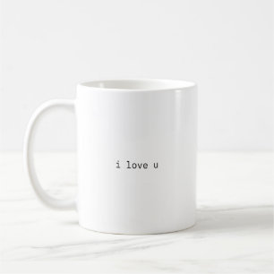 "ich liebe dich" einfache Tasse