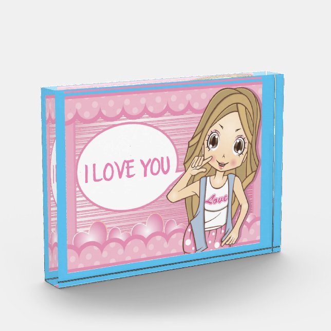 ICH LIEBE DICH FOTOBLOCK (Links)