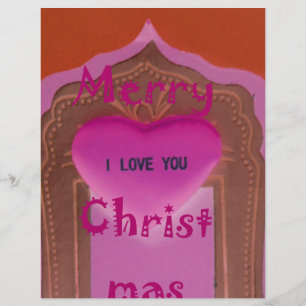 Ich liebe dich Frohe Weihnachten Herz