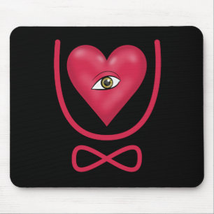 Ich Liebe dich für immer Herzen U Ewigkeit Mousepad