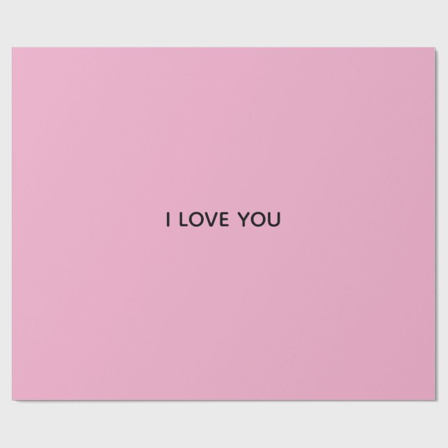 ICH LIEBE DICH GESCHENKPAPIER (Flach)
