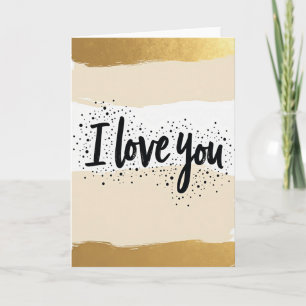 Ich liebe Dich Gold- und Punktekarte Karte