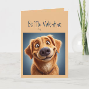 Ich liebe dich Goofy in Love Hundeherzen Karte