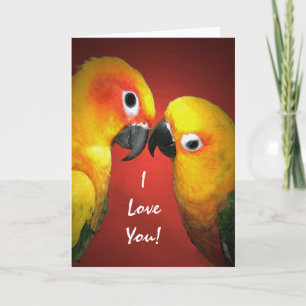 Ich liebe dich! Grußkarte Feiertagskarte