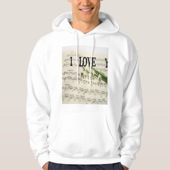 Ich liebe dich hoodie (Vorderseite)