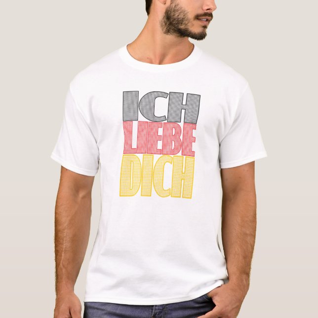 Ich Liebe Dich - i-Liebe Sie T-Shirt (Vorderseite)
