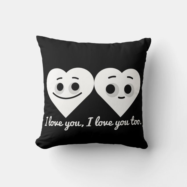 ICH LIEBE DICH, ICH LIEBE EUCH AUCH KISSEN (Vorderseite)