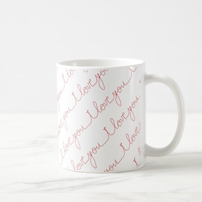 Ich Liebe dich Kaffeetasse (Rechts)