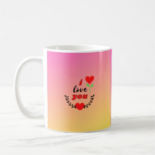 Ich liebe dich kaffeetasse