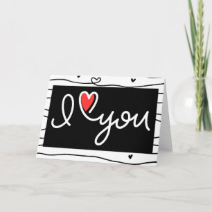 Ich Liebe dich Karte