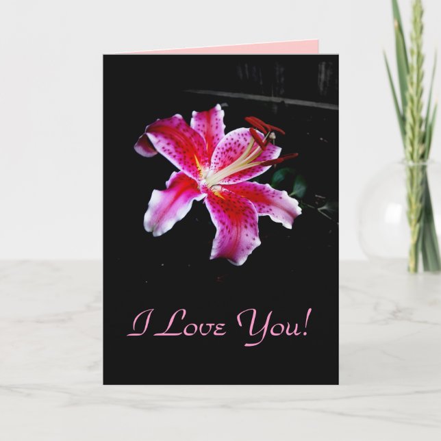 Ich Liebe dich! Karte (Vorderseite)