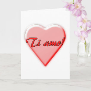 Ich liebe Dich Karte, Italienisch Karte