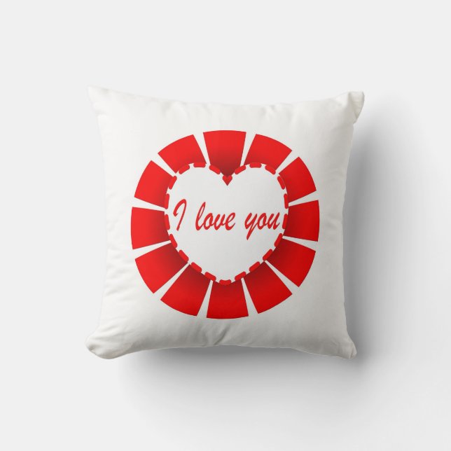 Ich Liebe dich Kissen (Vorderseite)