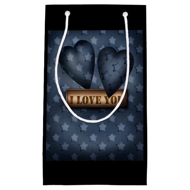 Ich Liebe dich Kleine Geschenktüte (Vorderseite)