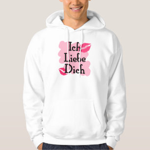 Ich Liebe Dich - Liebe des Deutschen I Sie Hoodie