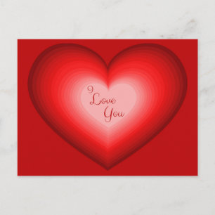 Ich liebe Dich - Liebesgrüße aus dem Briefkasten! Postkarte