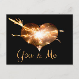 Ich liebe Dich - Liebesgrüße aus dem Briefkasten! Postkarte