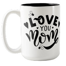 Ich liebe dich Mama Autismus-Bewusstsein Kaffeetas