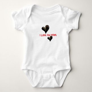 Ich liebe dich Mama Baby-Body Baby Strampler