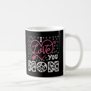 Ich liebe dich Mama Blumen Herz Kaffeetasse Mutter